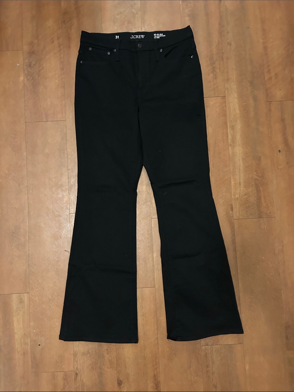 J. Crew Black Bootcut Jeans